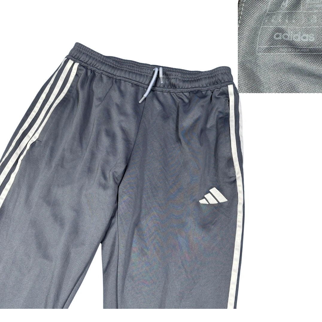Adidas® Grey Three-Stripes Track Pants(M)