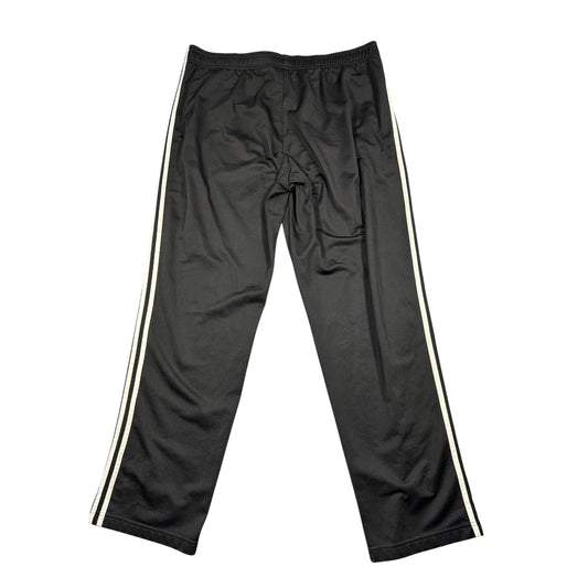 Adidas® Black Three-Stripes Track Pants(XL)