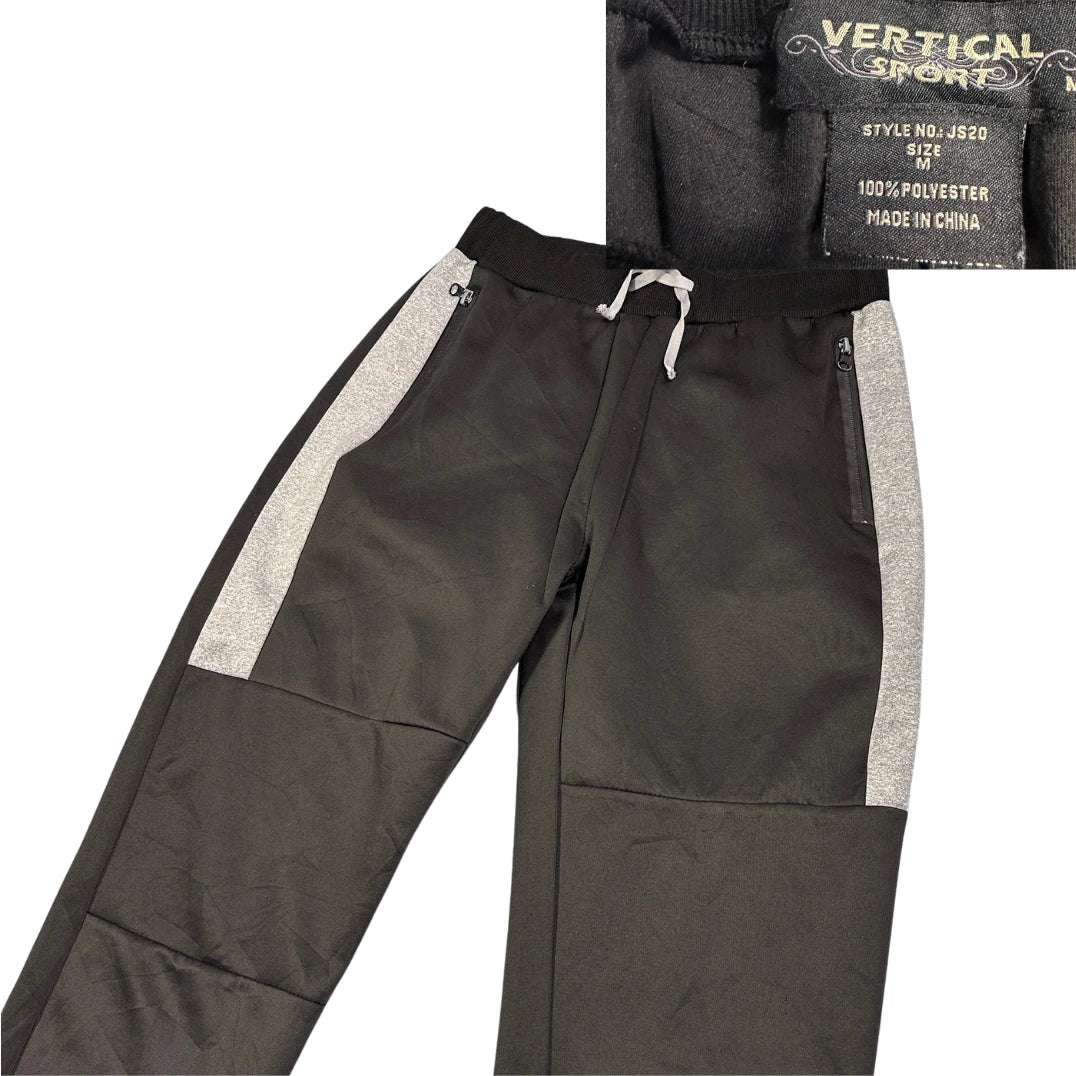 Vertical Sport® Black Athletic Jogger Pants(M)