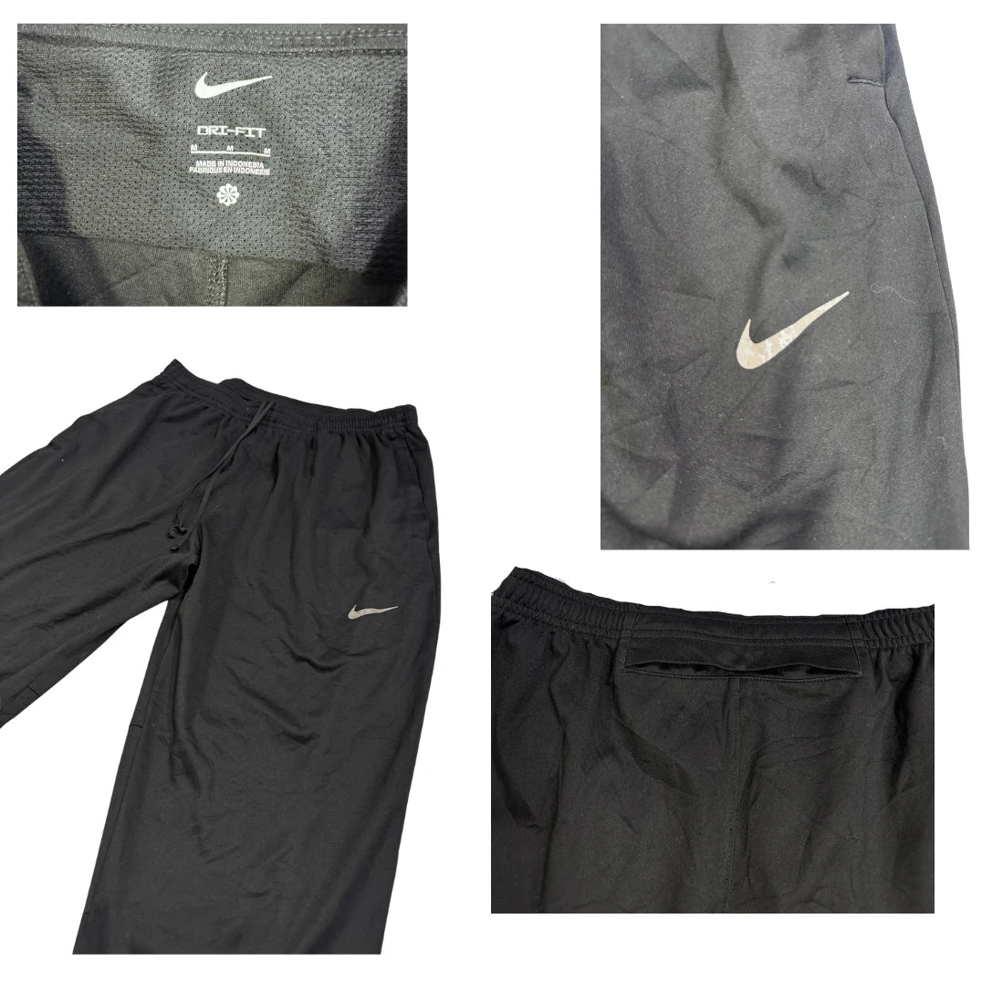 Nike® Black Dri-FIT Track Pants(M)