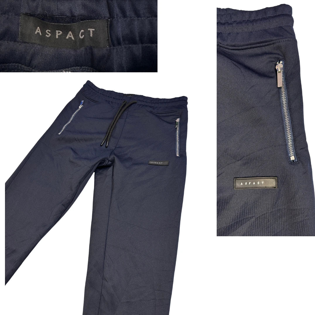 Aspact® Navy Premium Jogger Pants(M)