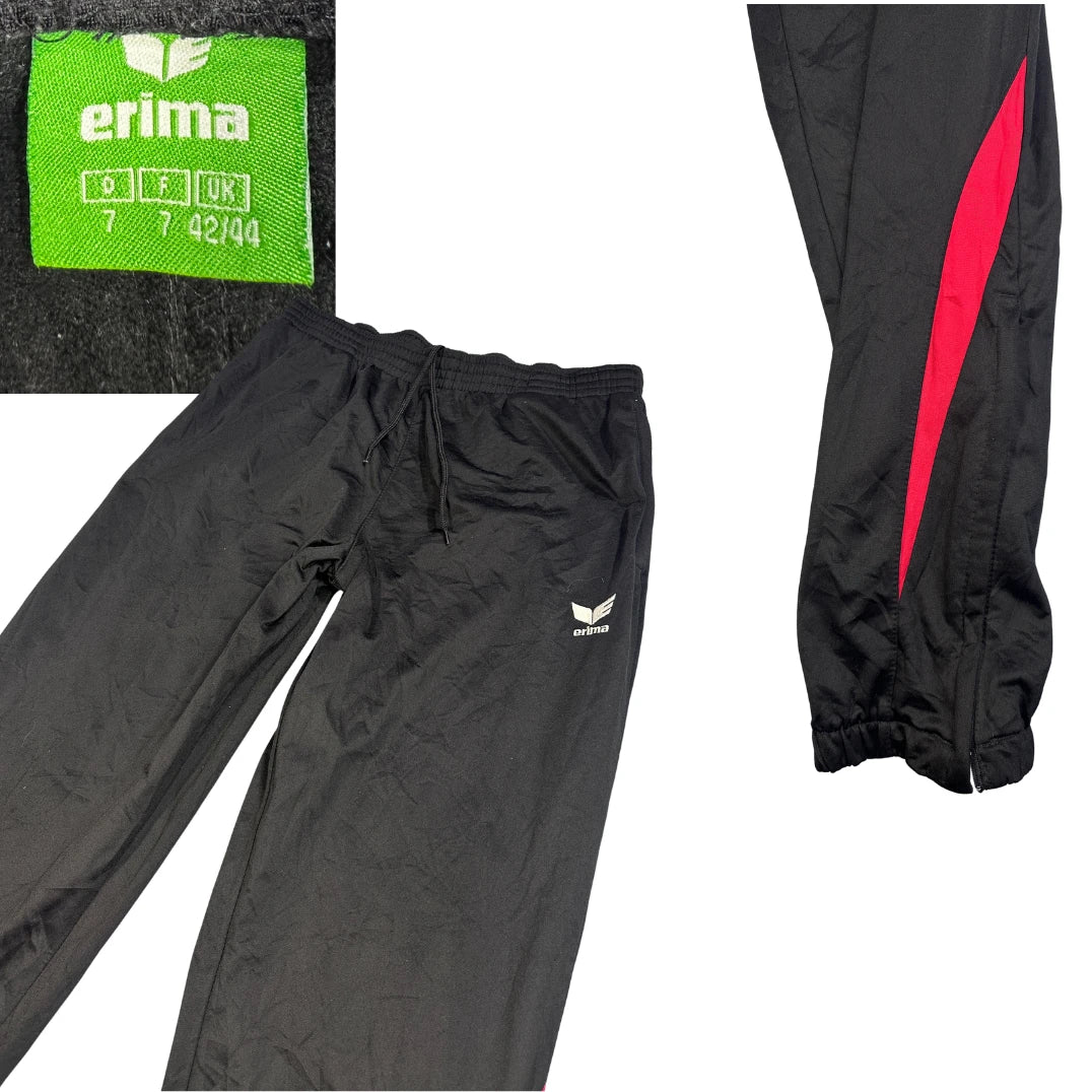 Erima® Black Sports Training Track Pants(XL)
