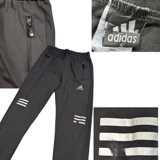 Adidas® Black Reflective Sports Training Trousers(S)