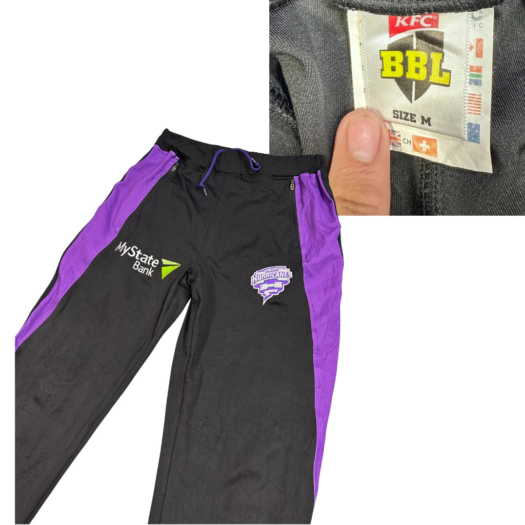 BBL® Black Cricket Training Track Pants(M)