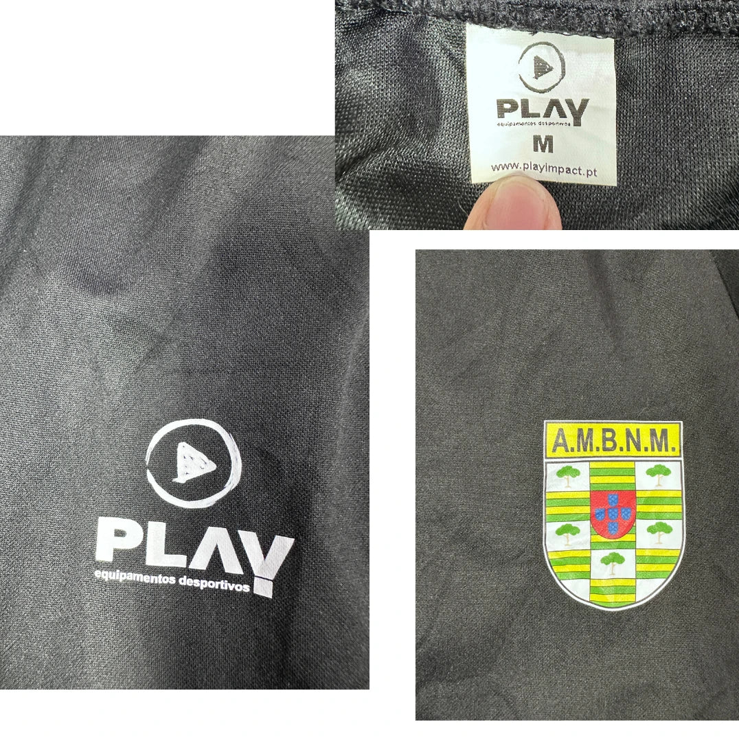 Play® Black Football Training Trousers(M)