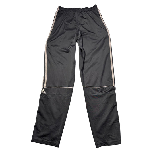 Adidas® Black Track Pants Cream Stripes