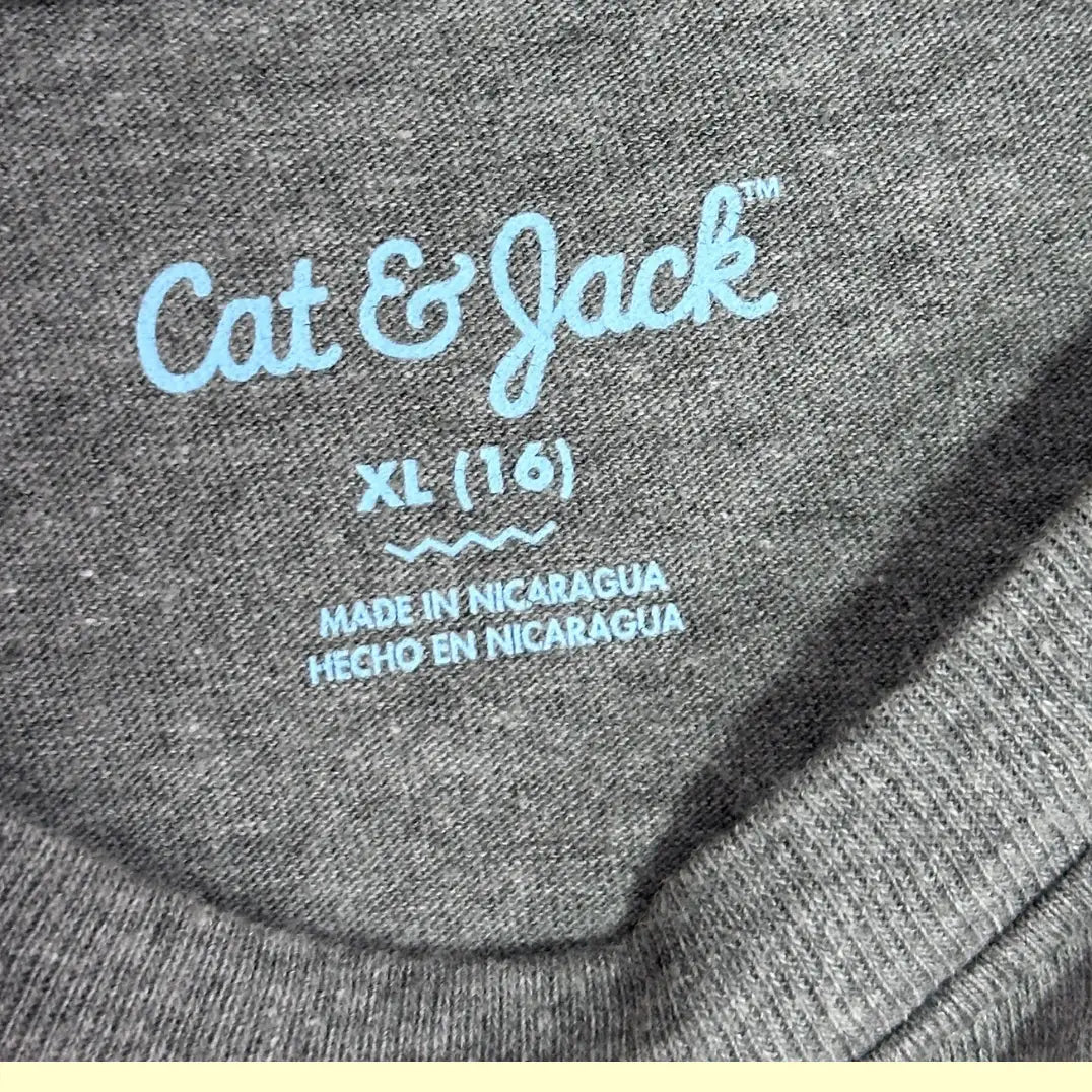 Cat & Jack Grey Long Sleeve T-Shirt