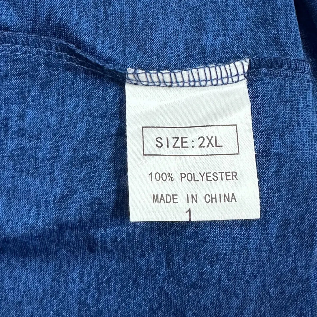 Casual royal blue T-shirt