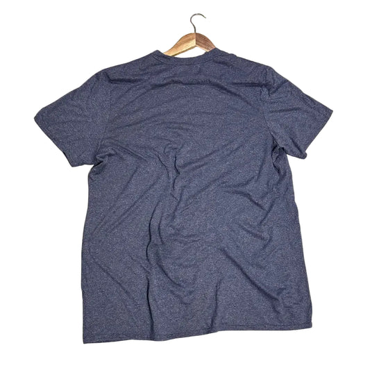 Official NFL Dallas Cowboys T-shirt in heather navy blue, size XL.