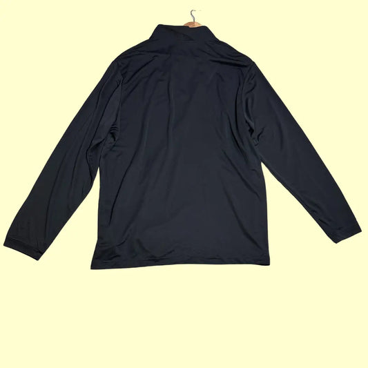 Adidas JLG Aftermarket quarter-zip pullover in black, size 2XL.