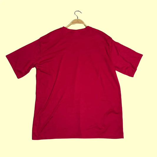 Bright red McLane short-sleeve T-shirt