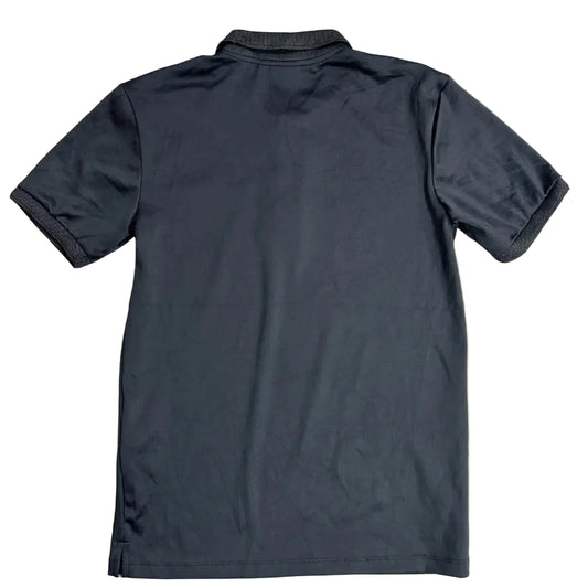 Classic black polo shirt from Zara, made in Portugal.