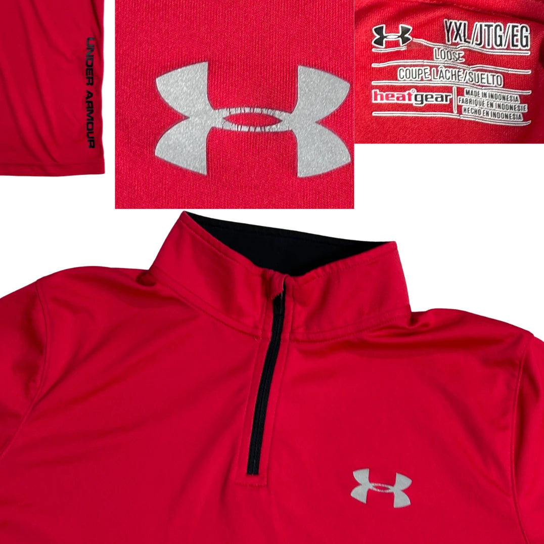🏃 Under Armour® HeatGear Quarter Zip Performance Shirt(M)