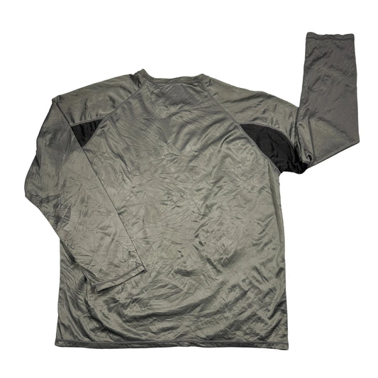 Tribal Surf® Grey Performance Long Sleeve Sports Shirt (XL)