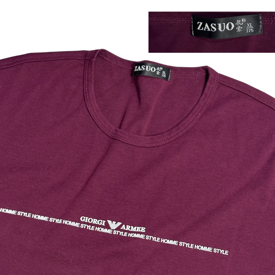 ZASUO® Minimal Graphic Long Sleeve Casual Tee 🍷(M)