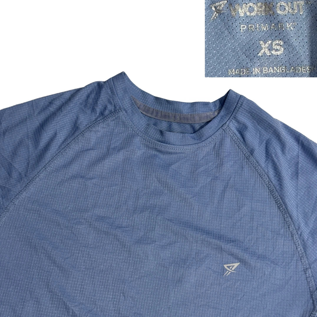 Workout® Blue Performance Training T-Shirt 🏋️(XS)