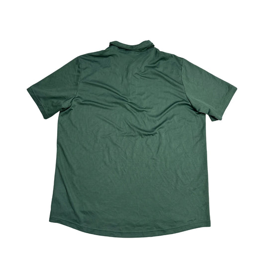 Adidas® Olive Green Performance Polo Shirt(XL)