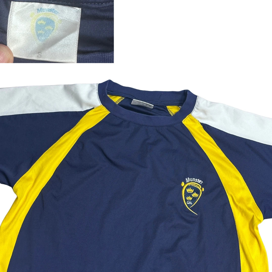 Munster® Navy Yellow Sports Training T-Shirt (S)
