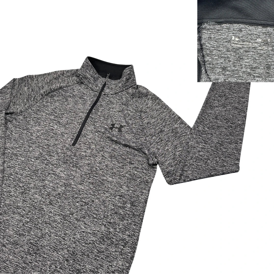 Under Armour® Grey Quarter Zip Performance Training Top