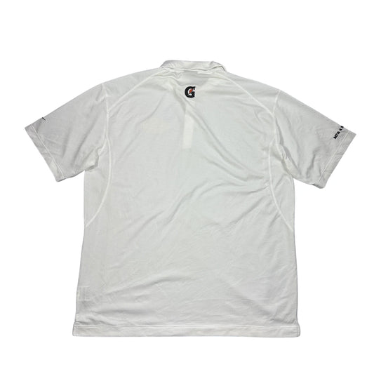 Nike® White Dri-FIT Golf Performance Polo(XL)