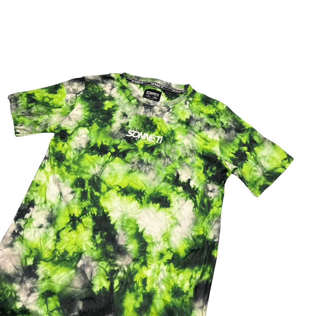 Sonnet® Green Tie-Dye Graphic T-Shirt(S)