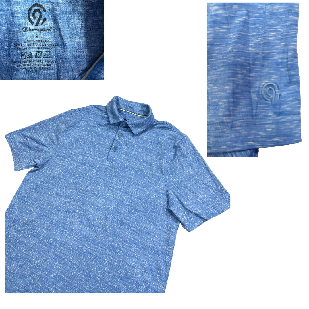 Champion® Blue Performance Polo Shirt(S)