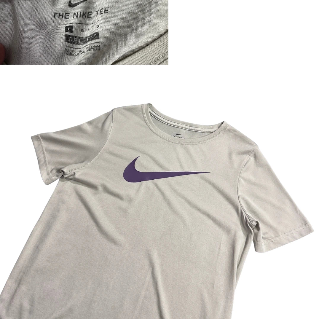 Nike® Light Grey Dri-FIT Performance T-Shirt