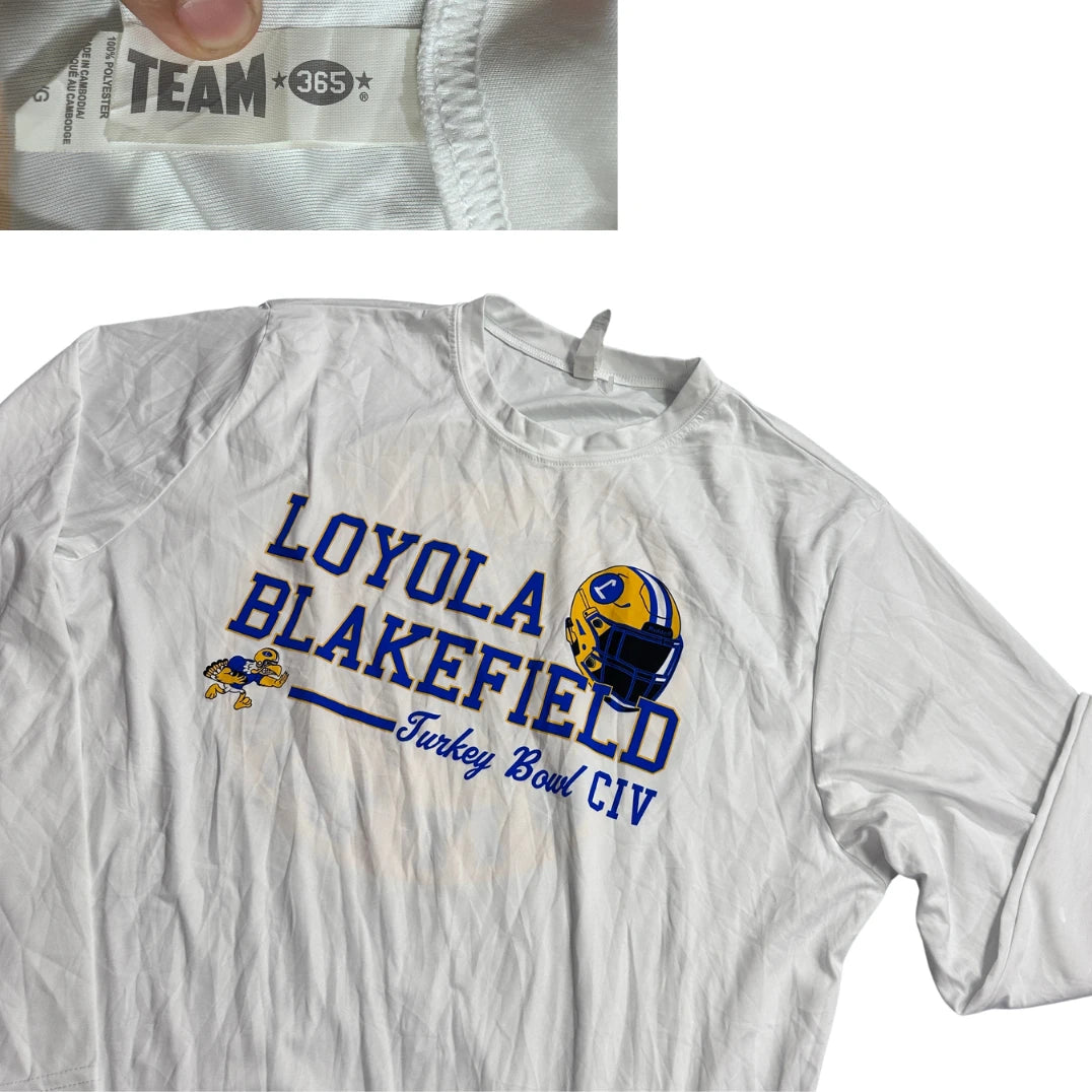 Team 365® White Loyola Blakefield Graphic Performance T-Shirt(XL)