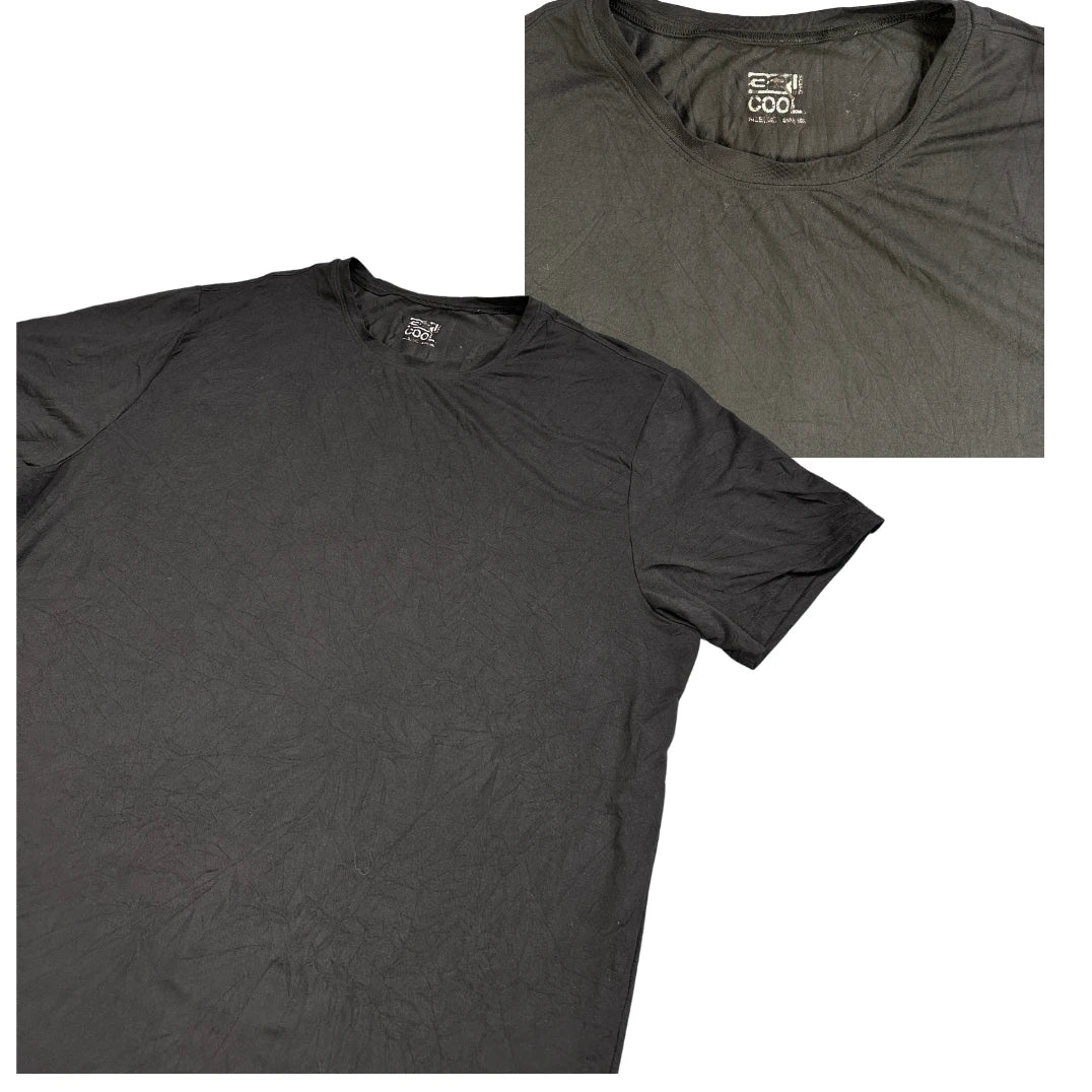 32 Degrees Cool® Black Performance T-Shirt(XL)