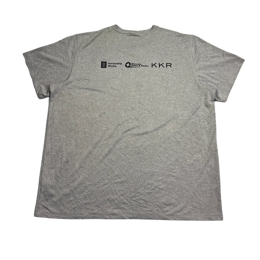 Adidas® Grey Graphic Athletic T-Shirt(2XL)