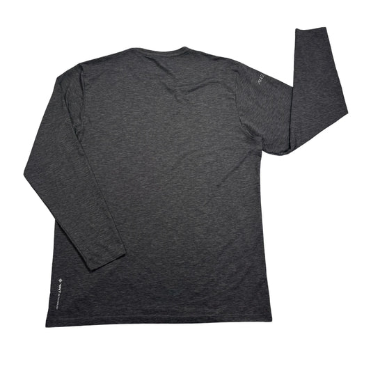 ANETIK® Charcoal Grey Performance Long Sleeve T-Shirt(XL)