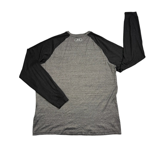 Under Armour® Grey Black Performance Long Sleeve T-Shirt(M)