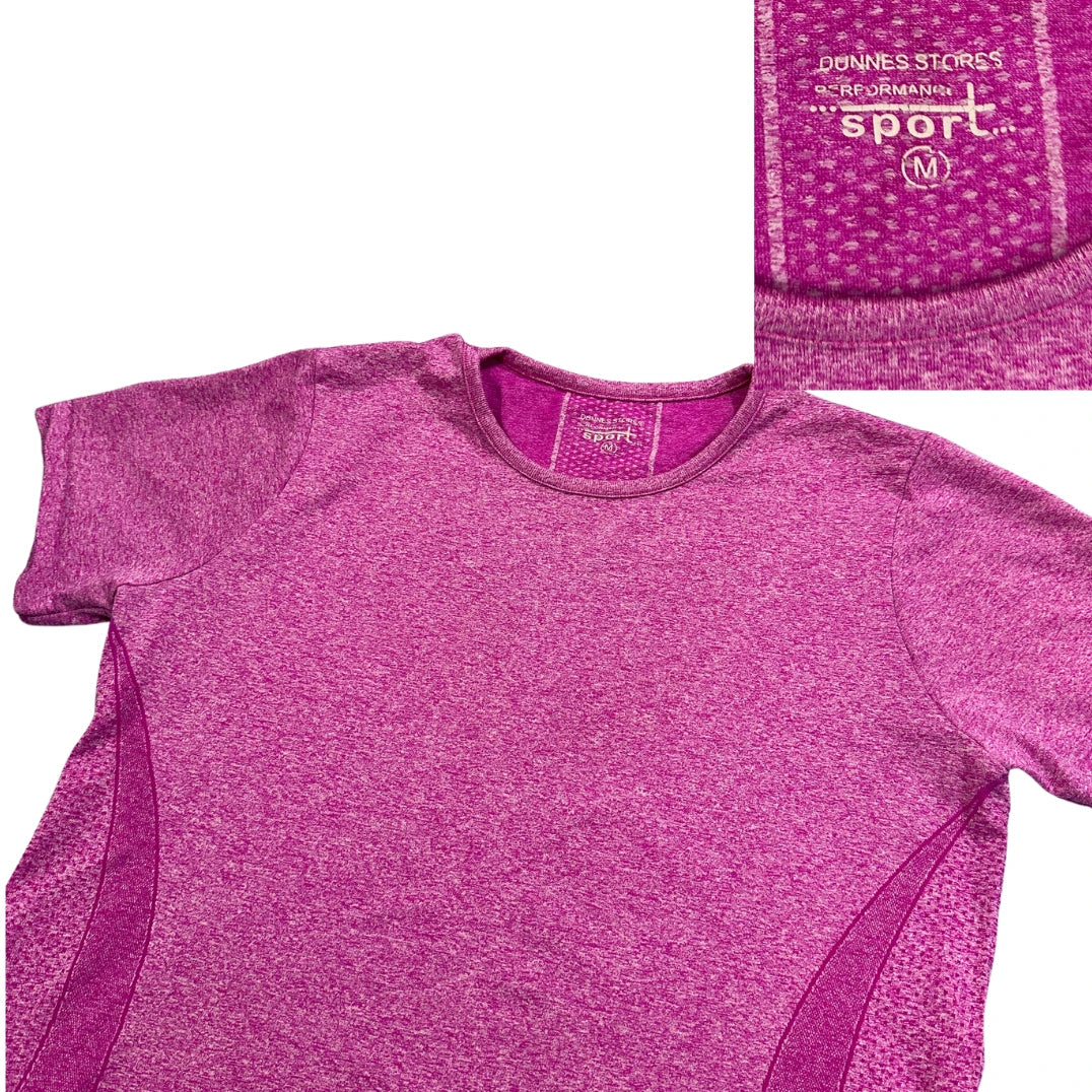 Dunnes Stores Sport® Pink Performance T-Shirt