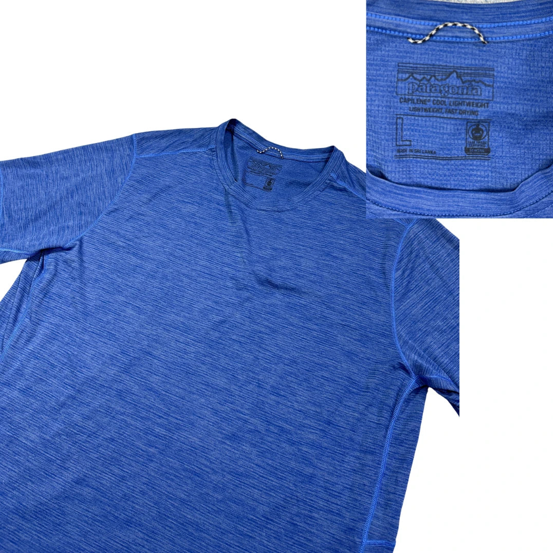 Patagonia® Blue Capilene Lightweight Performance T-Shirt(L)