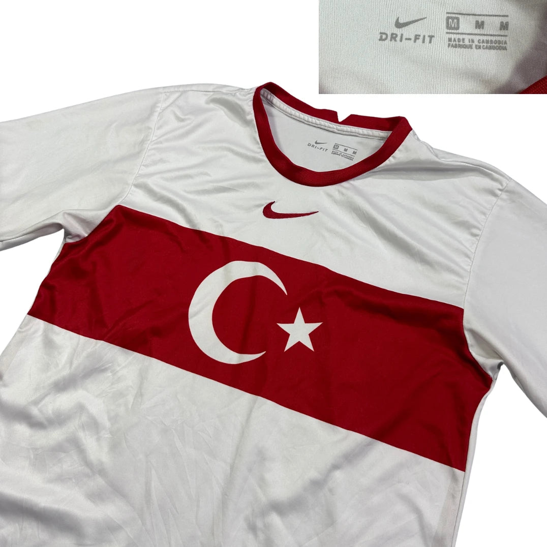 Nike® White Dri-FIT Football Jersey(M)