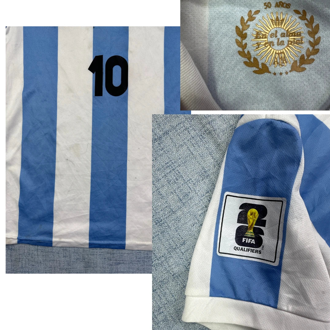 Messi Argentina Home Football Jersey