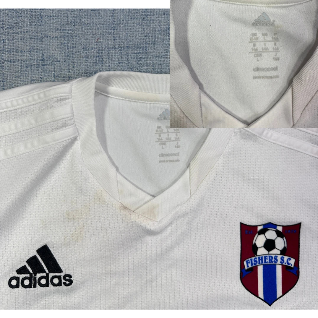 Adidas® White Football Jersey