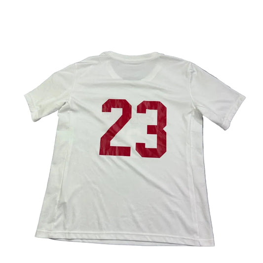 Adidas® White Graphic Sports T-Shirt