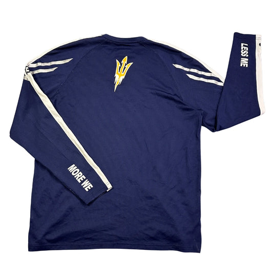 🏐 Holloway® Navy Volleyball Long Sleeve Performance Shirt(L)
