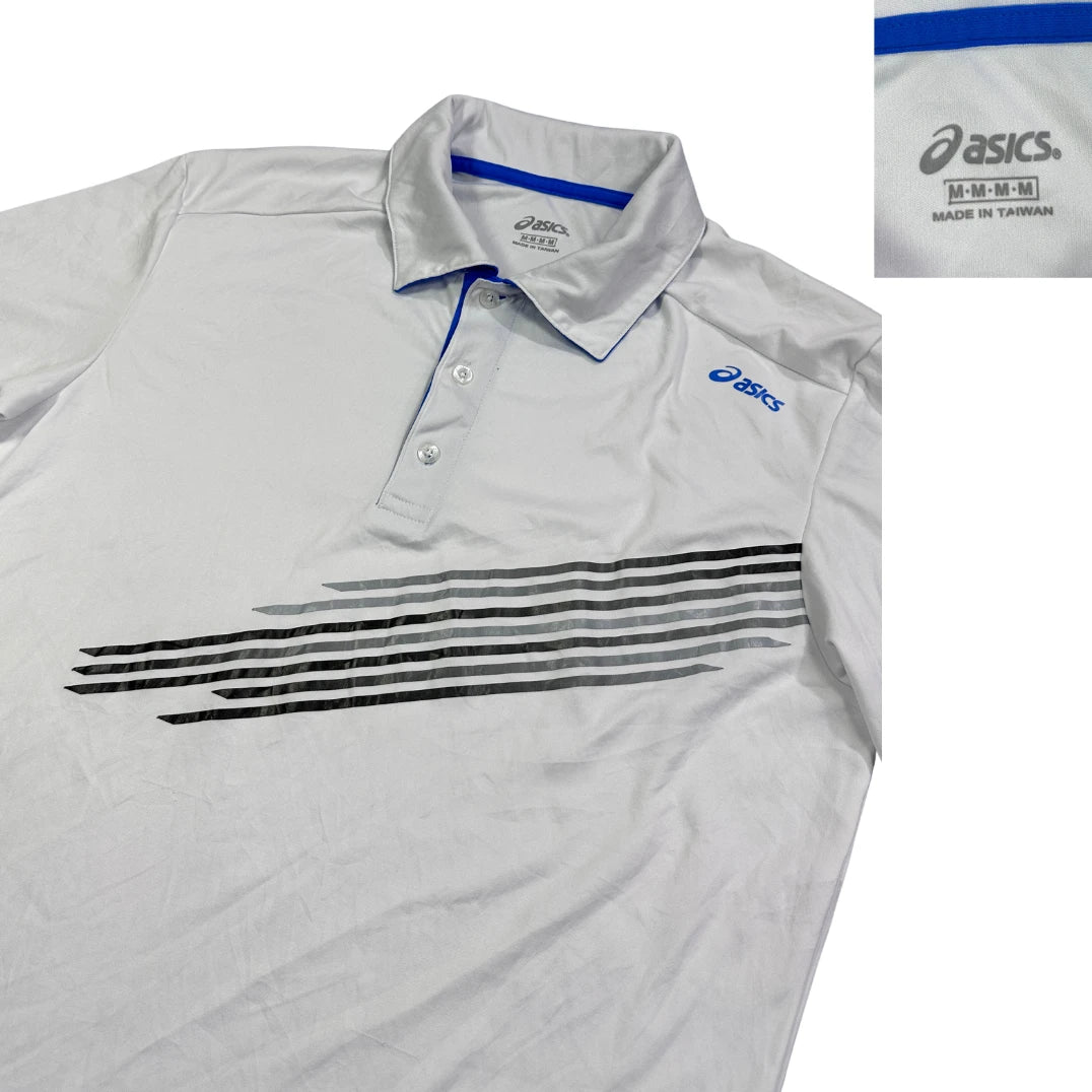 🏌️ Asics® White Performance Polo Shirt(M)