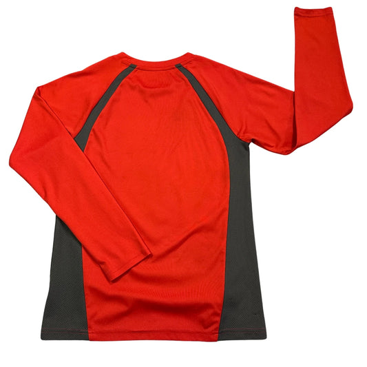 Columbia® Red Omni-Wick Performance Long Sleeve T-Shirt(S)