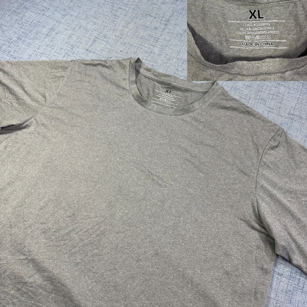 Grey Performance Athletic T-Shirt(XL)