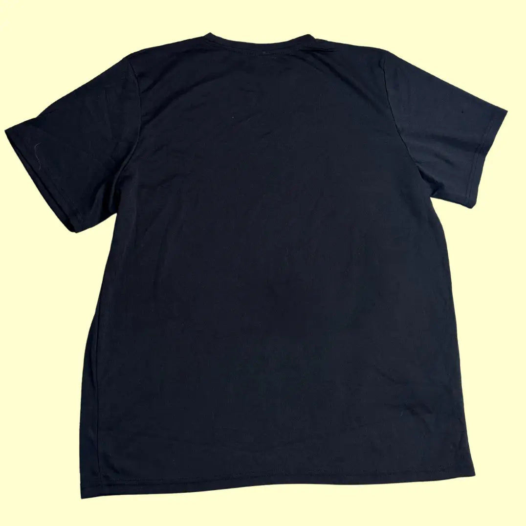 black performance t-shirt designed for comfort and durability.
