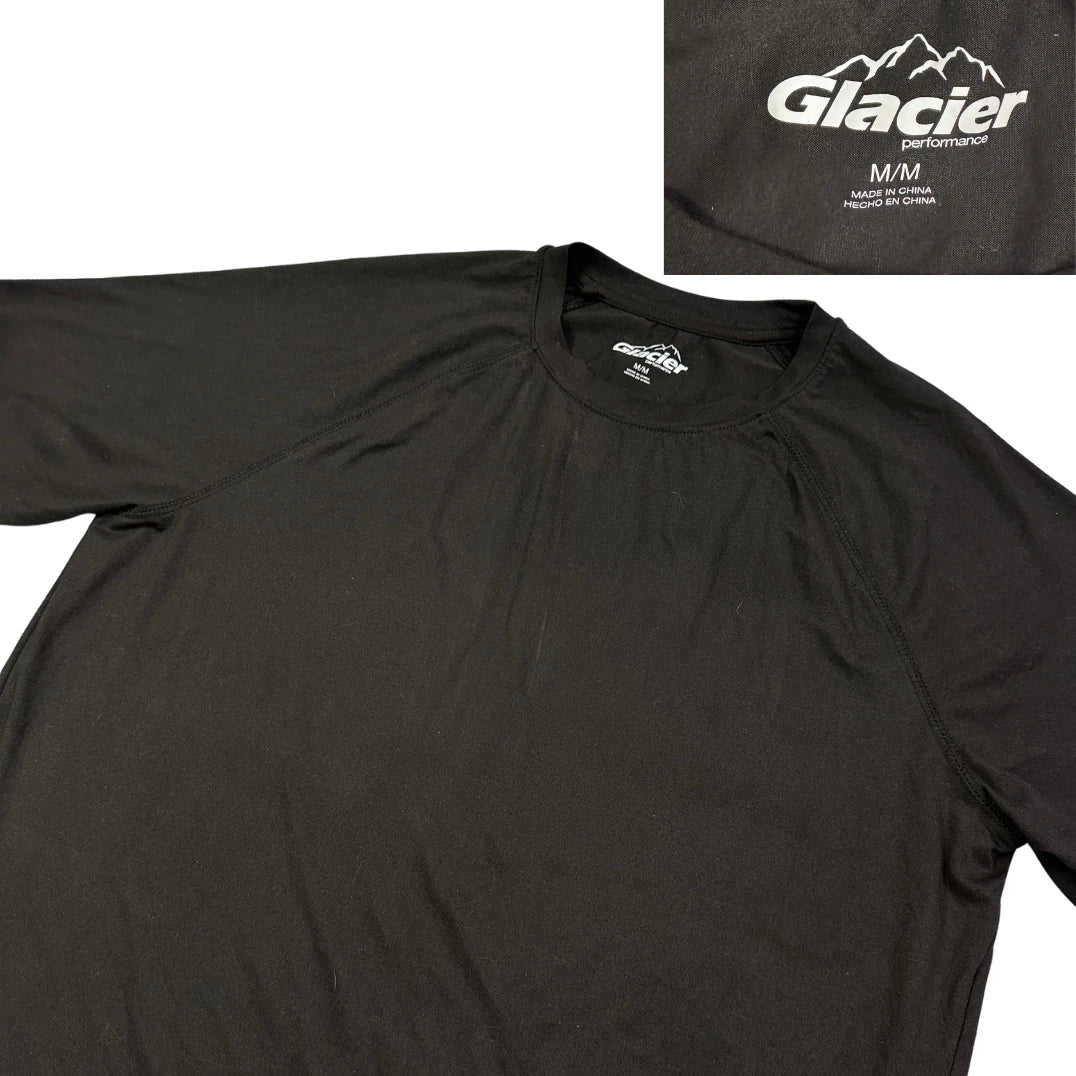 Thrift-and-treasures Black Men's Performance T-Shirt(M) Glacier