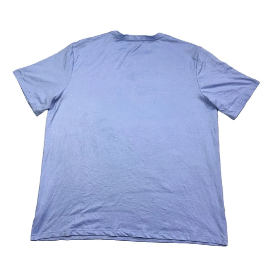 Light Purple Graphic Casual T-Shirt(L)