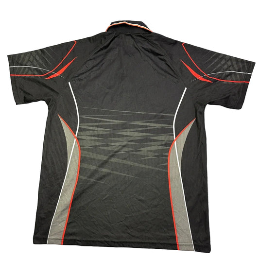 Butterfly® Black Performance Sports Polo Shirt(L)