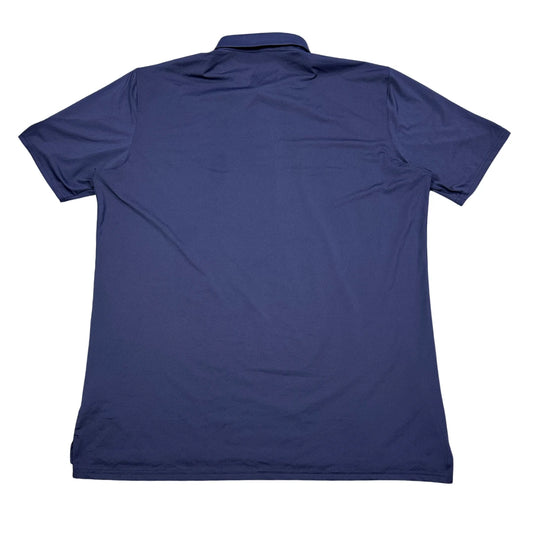Holderness & Bourne® Blue Performance Polo Shirt(L)