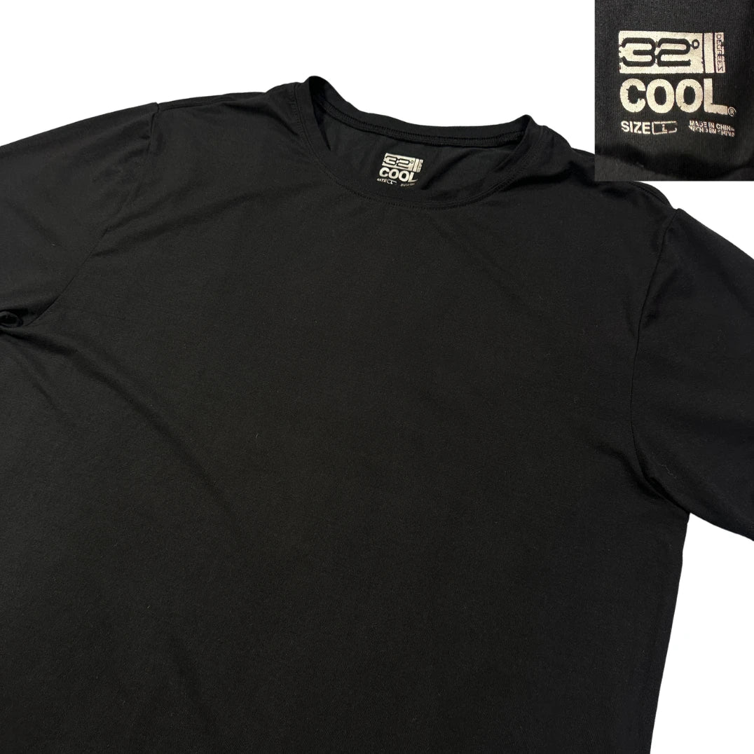32 Cool Black Performance T Shirt(L)