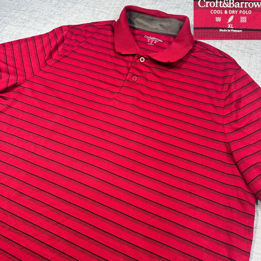 Croft and Barrow® Striped Polo(XL)