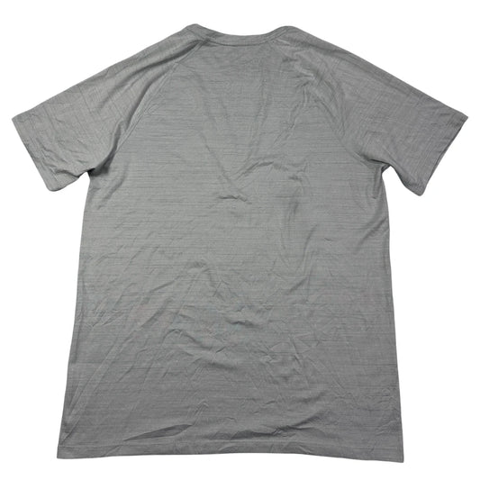 Hind® Light Grey Running Performance T-Shirt(M)